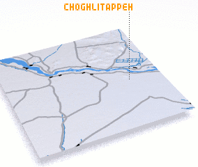 3d view of Choghlī Tappeh