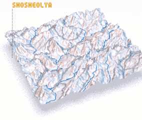 3d view of Shosh-e ‘Olyā