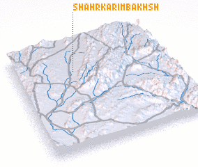 3d view of Shahr Karīm Bakhsh