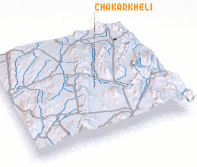 3d view of Chākarkheli