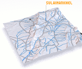 3d view of Sulaimān Khel