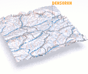 3d view of Deh Sorkh