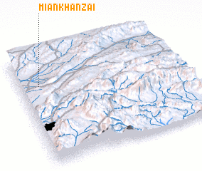 3d view of Miān Khānzai