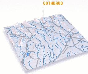 3d view of Goth Dāud