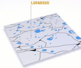 3d view of Loparëvo