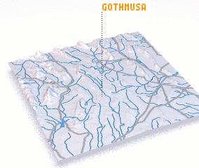 3d view of Goth Mūsa