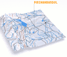 3d view of Pīr Shāh Bandul