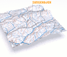 3d view of Sang-e Ḩājeh