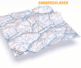 3d view of Dahan-e Do Lāneh