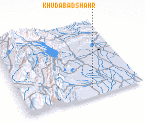 3d view of Khudābād Shahr