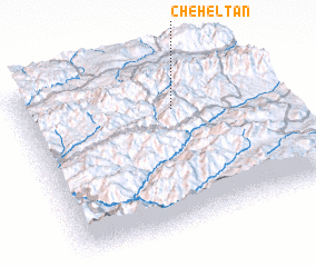 3d view of Chehel Tan