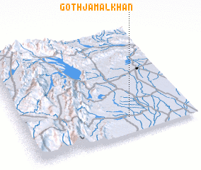 3d view of Goth Jamāl Khān