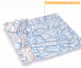 3d view of Mīr Muhammad Hasan