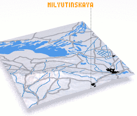 3d view of Milyutinskaya