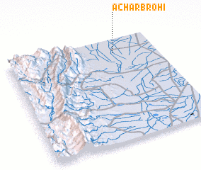 3d view of Āchar Brohi