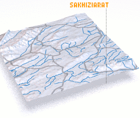 3d view of Sakhi Ziārat