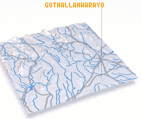 3d view of Goth Allāhwarayo