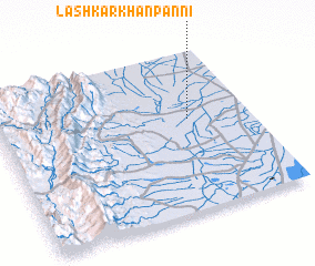 3d view of Lashkar Khān Panni