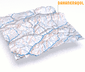 3d view of Dahan-e Rāqol