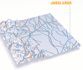 3d view of Jabal Khān