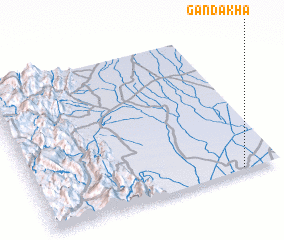3d view of Gandākha