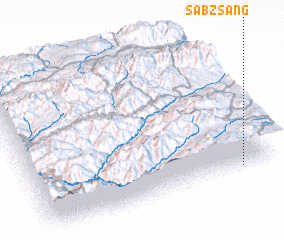 3d view of Sabz Sang