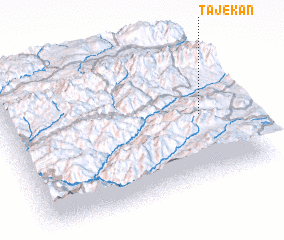 3d view of Tājekān