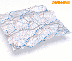 3d view of Sefīd Dīvār