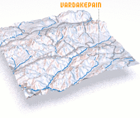 3d view of Vardak-e Pā\