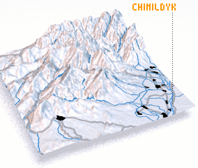 3d view of Chimilʼdyk