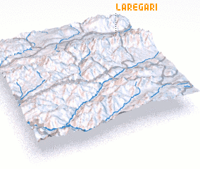 3d view of Lar-e Gārī