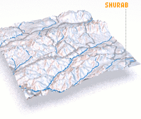 3d view of Shūr Āb