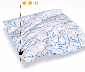 3d view of Habīb Kili