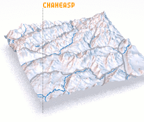 3d view of Chāh-e Asp