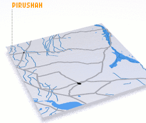 3d view of Piru Shāh