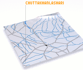 3d view of Chutta Khān Lashāri