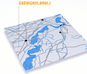 3d view of Garhi Ghulām Ali