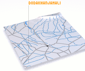 3d view of Doda Khān Jamāli