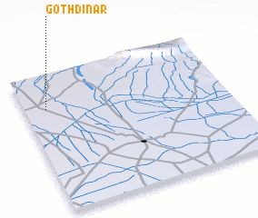 3d view of Goth Dīnār