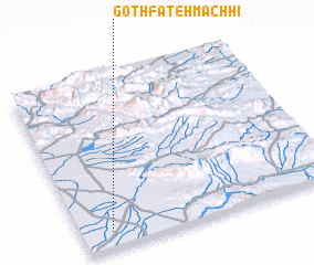 3d view of Goth Fateh Māchhi