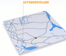 3d view of Goth Amir Punjābi