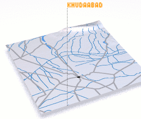 3d view of Khudaābād