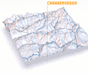 3d view of Chahār Mordeh