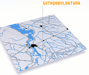 3d view of Goth Qabūl Hatāna