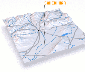 3d view of Şāḩeb Khān