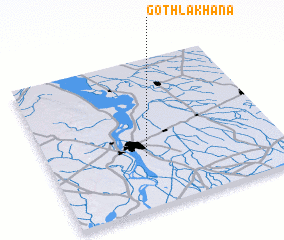 3d view of Goth Lakhāna