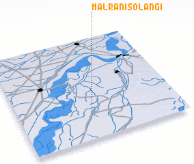 3d view of Malrāni Solangi