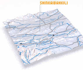 3d view of Shīnkaibāh Kili