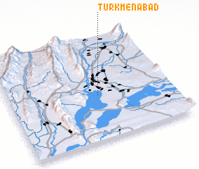 3d view of Turkmenabad
