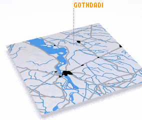 3d view of Goth Dādi